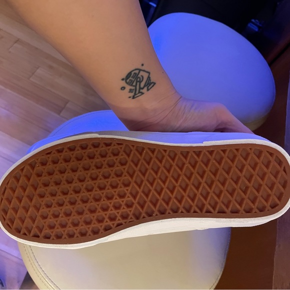 White Vans Seldan skate shoes - Picture 3 of 3